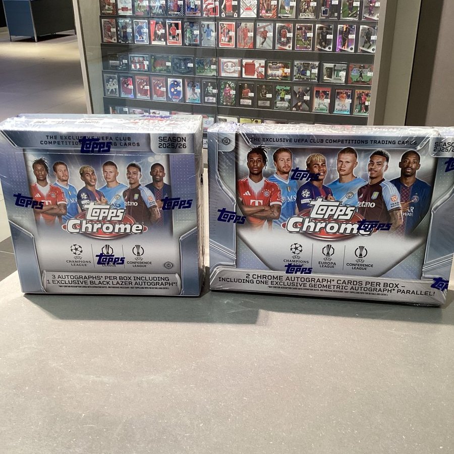 商品再入荷情報】 ⚽ 2025-26 TOPPS CHROME UCC SOCCER BREAKER