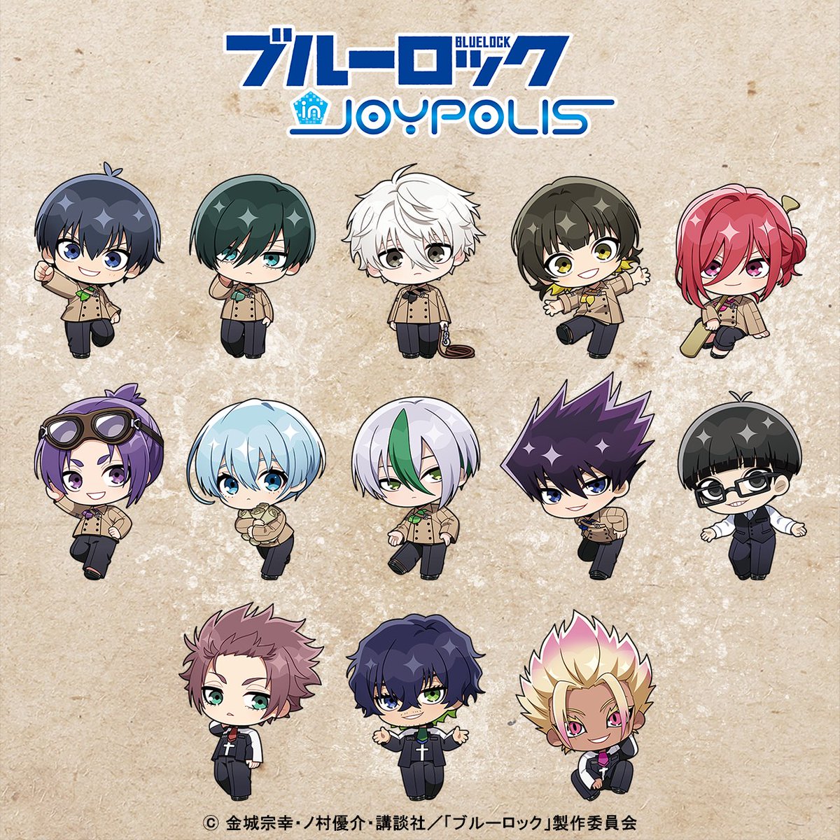TokyoJoypolis's tweet photo. ◤⚽ブルーロック in JOYPOLIS ３⚡◢

スタッフコスチューム姿の、
オリジナルミニキャラも登場🔥
個性溢れるポーズにもご注目👀

📢詳細は後日発表⚡お楽しみに❗️

🔽特設サイトはコチラ🔽
https://t.co/nrCAcvqVbz

#ブルーロックジョイポリス
#ブルーロック #ジョイポリス #エゴい https://t.co/YHxVHsvWU9