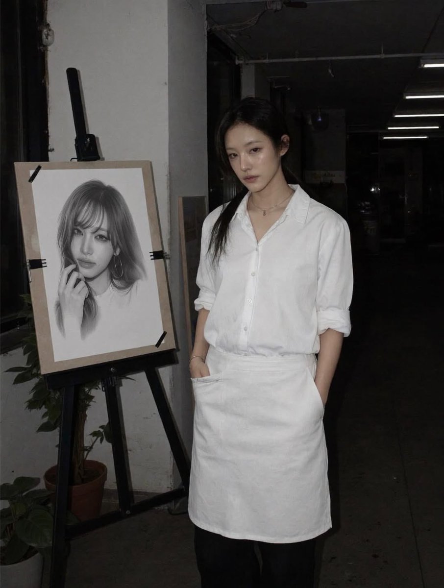 Chee_zeeeez's tweet photo. An artist from Korea drew Liz out on a portrait drawing and the end result is amazing😍😍 
Such a beautiful masterpiece 💕💕

#IVE #아이브 #리즈 #LIZ

https://t.co/all8HQC4cf https://t.co/3GLF92Wu1e