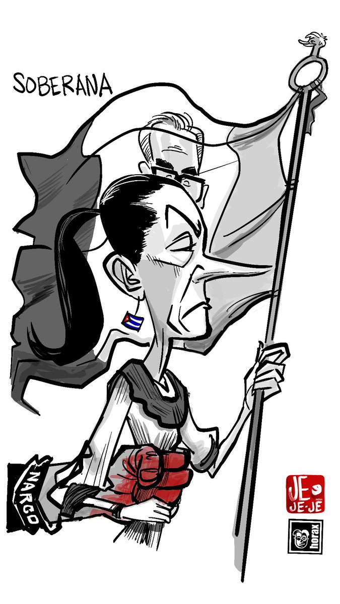 jejejepolitico's tweet photo. Entre discursos patrióticos y banderas ondeando… hay manos que ya no se esconden. 

Por @horaxmonero 

#jejejepolitico https://t.co/9afXmArdFd
