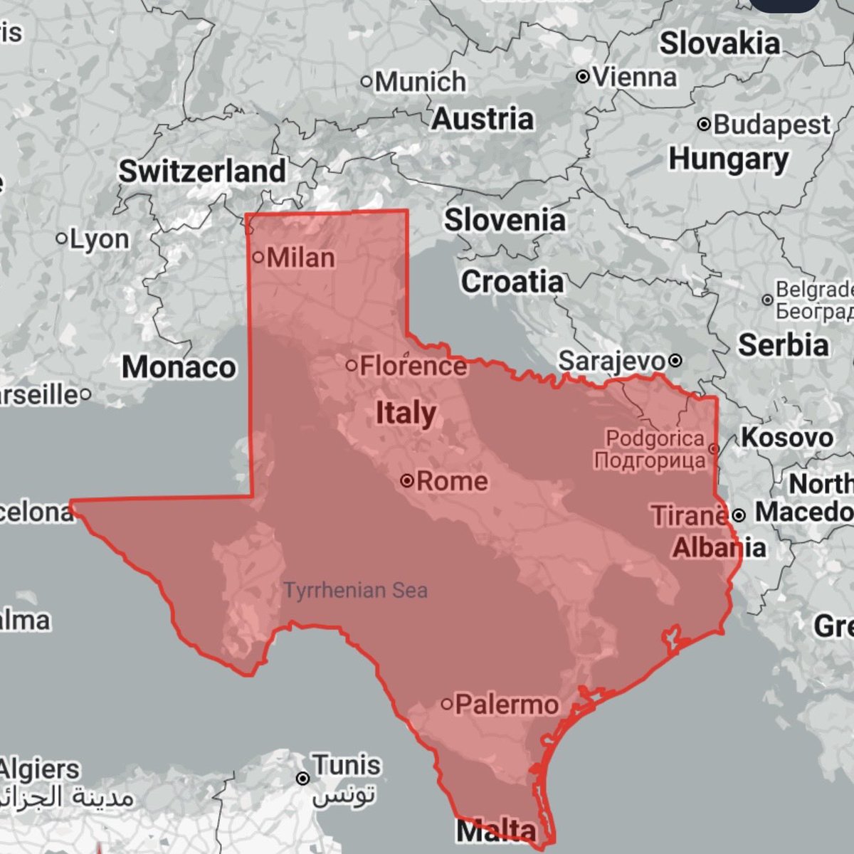 RexLiber's tweet photo. @Planet_Sardinia We have 5 States larger than your country. https://t.co/HzauF9W5XF