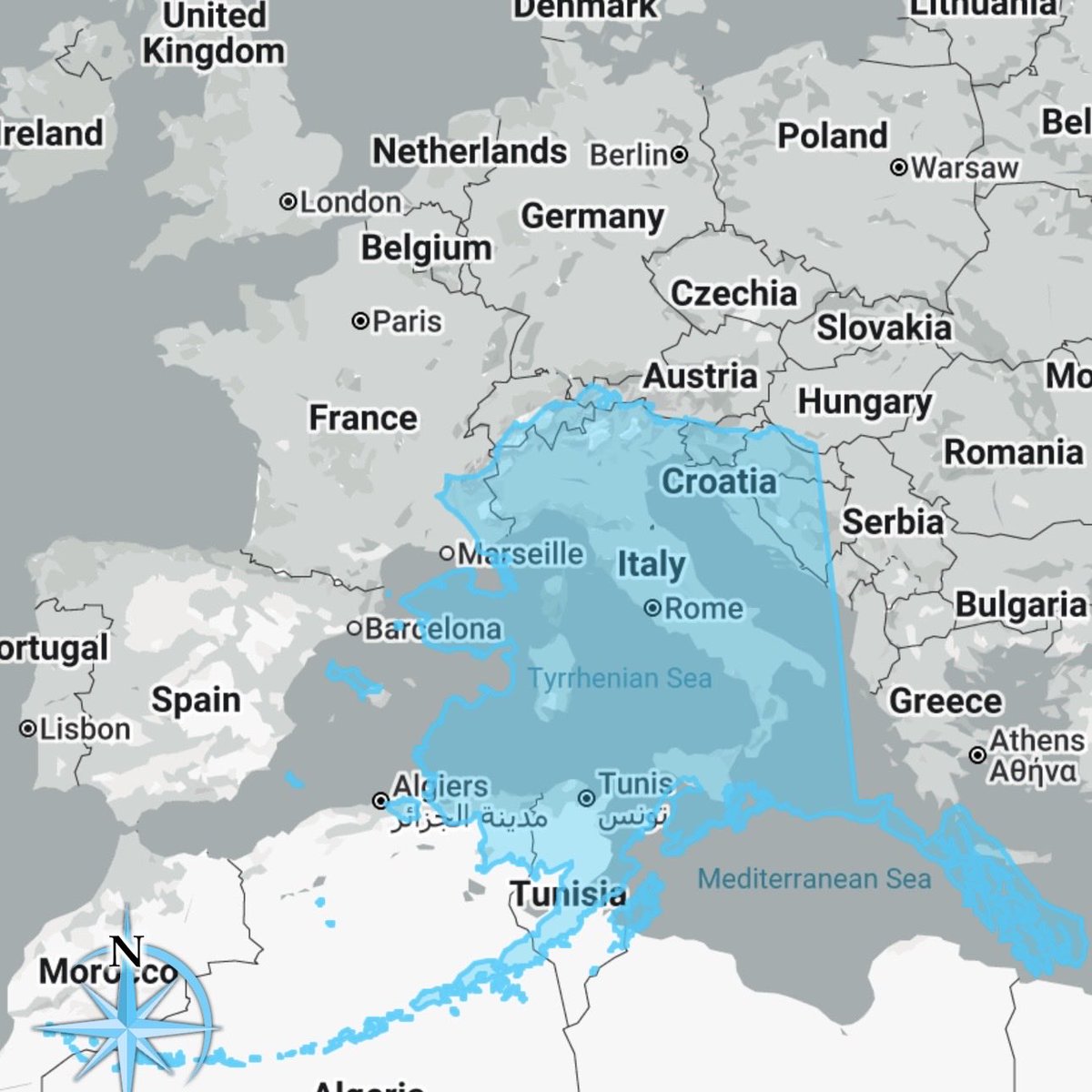 RexLiber's tweet photo. @Planet_Sardinia We have 5 States larger than your country. https://t.co/HzauF9W5XF