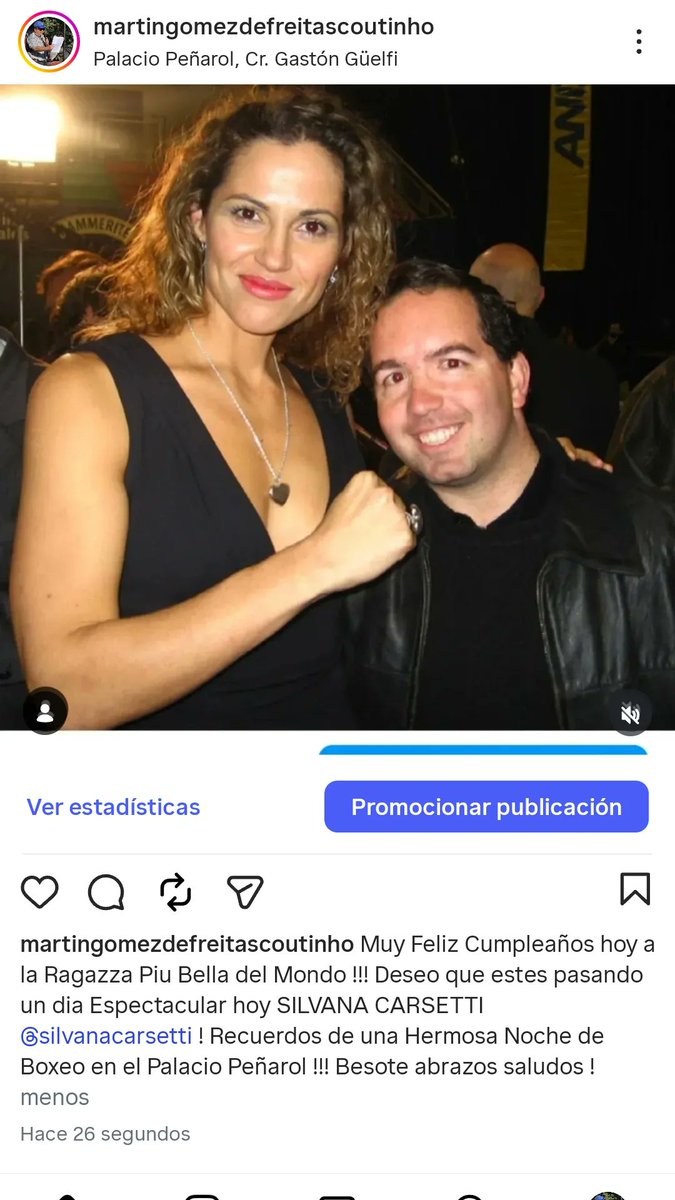 MARTINGDFREITAS's tweet photo. Muy Feliz Cumpleaños Preciosa Silvana Carsetti @RagazzaBox ! Besote https://t.co/JWp0FQdG8E