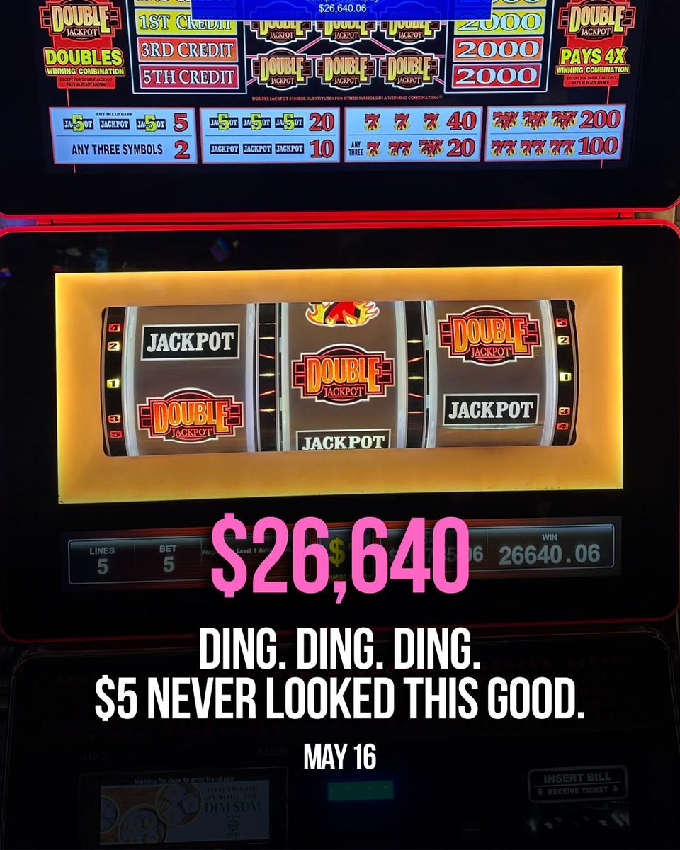 Palms's tweet photo. May wasn't playin'. With one jackpot after the other... this was a month worth talking about. 

#PalmsLV https://t.co/b1C10hhPTX