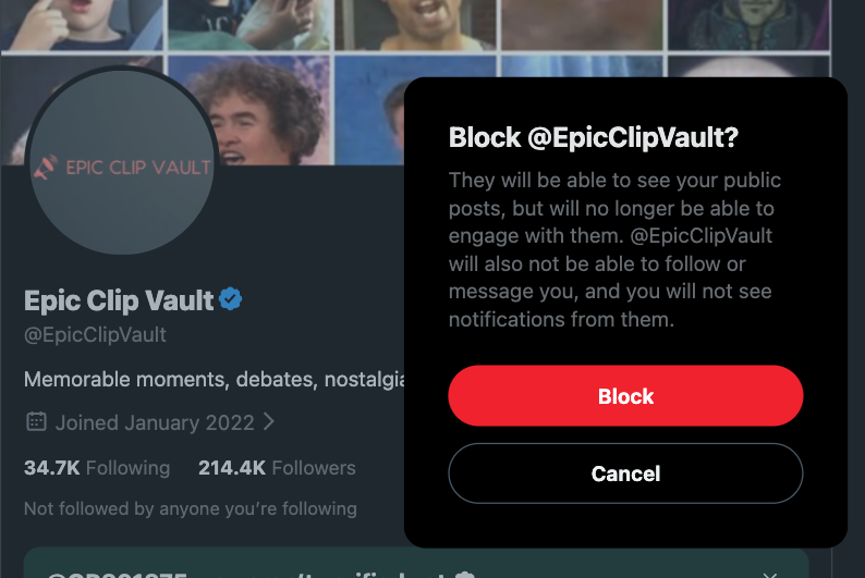 QR861875's tweet photo. @crunchy0ats @EpicClipVault The only solution for this type of brain rot spam accounts https://t.co/3iT4FTSYWX