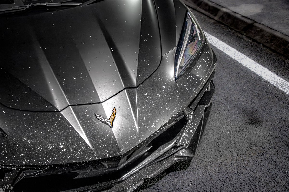 p_chiku_pa_chi's tweet photo. 【戦慄】
時速200kmオーバーの世界。
1,500万円の超高級車に刻まれた「勲章」が凄まじすぎる。

■白い斑点の正体
一見、雪や塗装のデザインに見えるコルベット。
しかしその正体は、すべて「飛び石」の傷跡です。
超高速域で弾け飛ぶ砂利が、弾丸のように
ボディの塗装を数千箇所もぶち抜いた跡なのです。

■スーパーカーの宿命
通常、これほどの高級車なら傷を恐れて飾るもの。
しかし、このオーナーは一切の容赦をしません。
「走るために生まれた車なら、限界まで走らせる」
その狂気的なまでの美学が、この姿を生みました。

■数字で見る凄み
・車両価格：約1,500万円〜
・傷の数：数え切れない数千箇所
・評価：車好きからは「世界一格好いい傷跡」

■結論
ピカピカのガレージクイーンか、満身創痍の戦士か。
このコルベットが横を通り抜けるとき、
漂うのは高級感ではなく、圧倒的な「死神」のオーラ。
所有者の覚悟が、車の価値を塗り替えました。

これぞ、究極の機能美。

あなたなら、1,500万円の愛車がこうなっても笑えますか？

この「走り屋の魂」に震えた人は、ぜひ保存して見返してください。