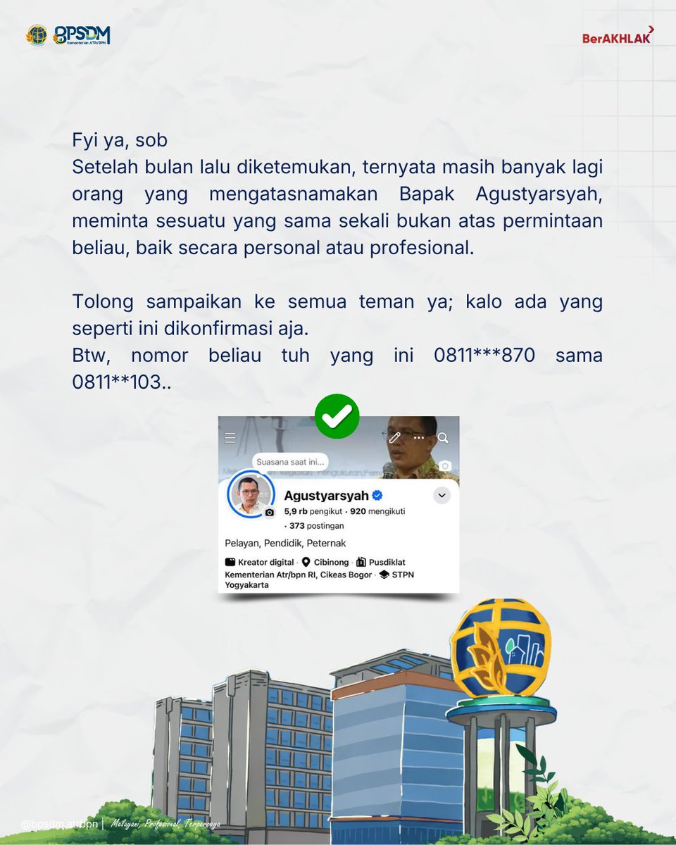 BPSDM Kementerian ATR/BPN tweet media