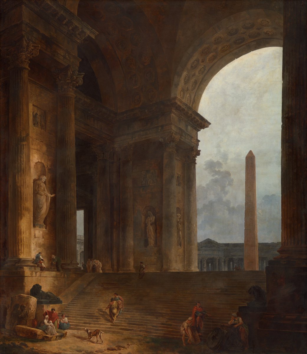0zmnds's tweet photo. Hubert Robert https://t.co/o8xXEPiHBV