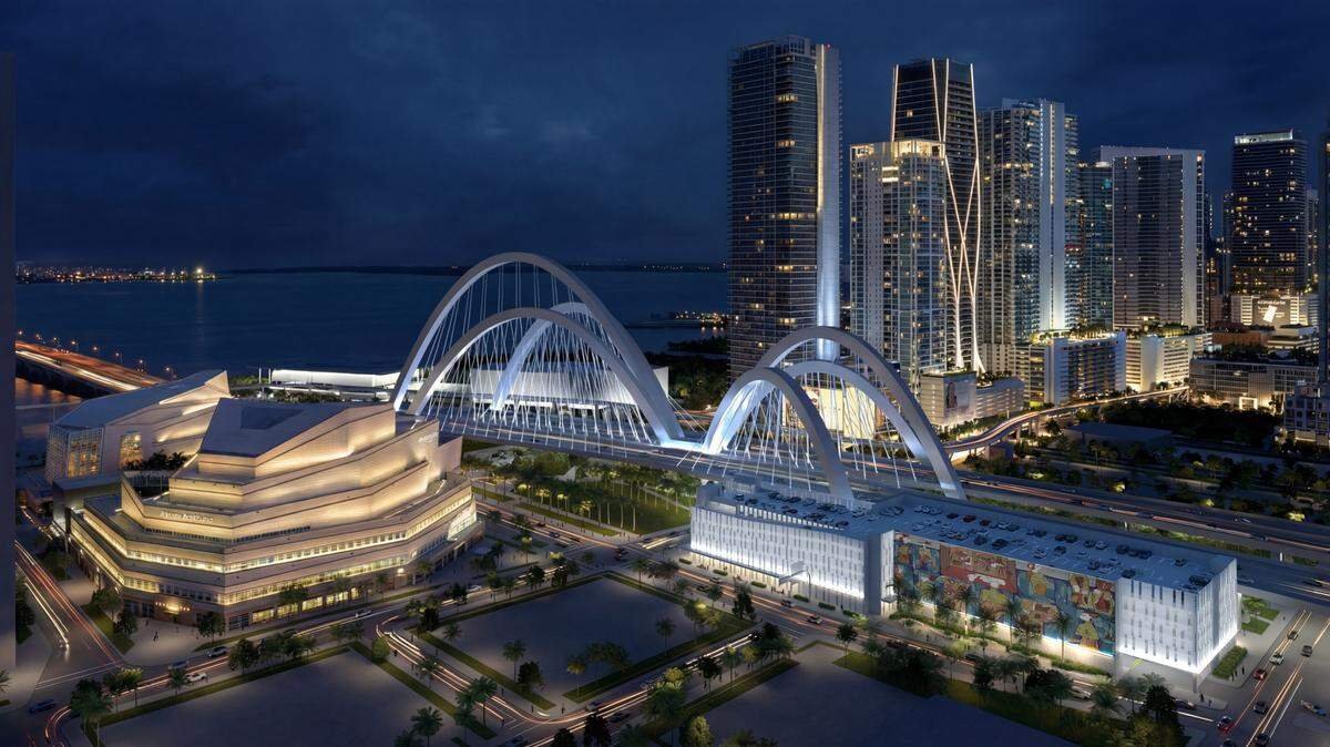 FloridianDev's tweet photo. With the underdeck park funding killed by the big beautiful bill, I guess portions of the park are now being sacrificed for other developments.

Below is renderings of the newly planned Arsht Center garage.

I wonder if more portions will be sacrificed, let's see as time goes on https://t.co/Wv4b7wFL4K