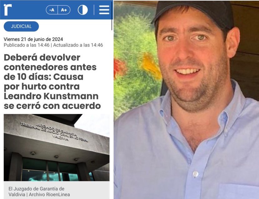 Ayatanland's tweet photo. Otra joya republicana @prchile, el partido de Kast. Leandro Kunstmann, diputado
Que hace unos años se robó unos contenedores, que también fue grabado borracho en Valdivia, usó su semana distrital para irse al caribe. Todo muy austero
#DisfrutenLoVotado https://t.co/gyPzGOnipz