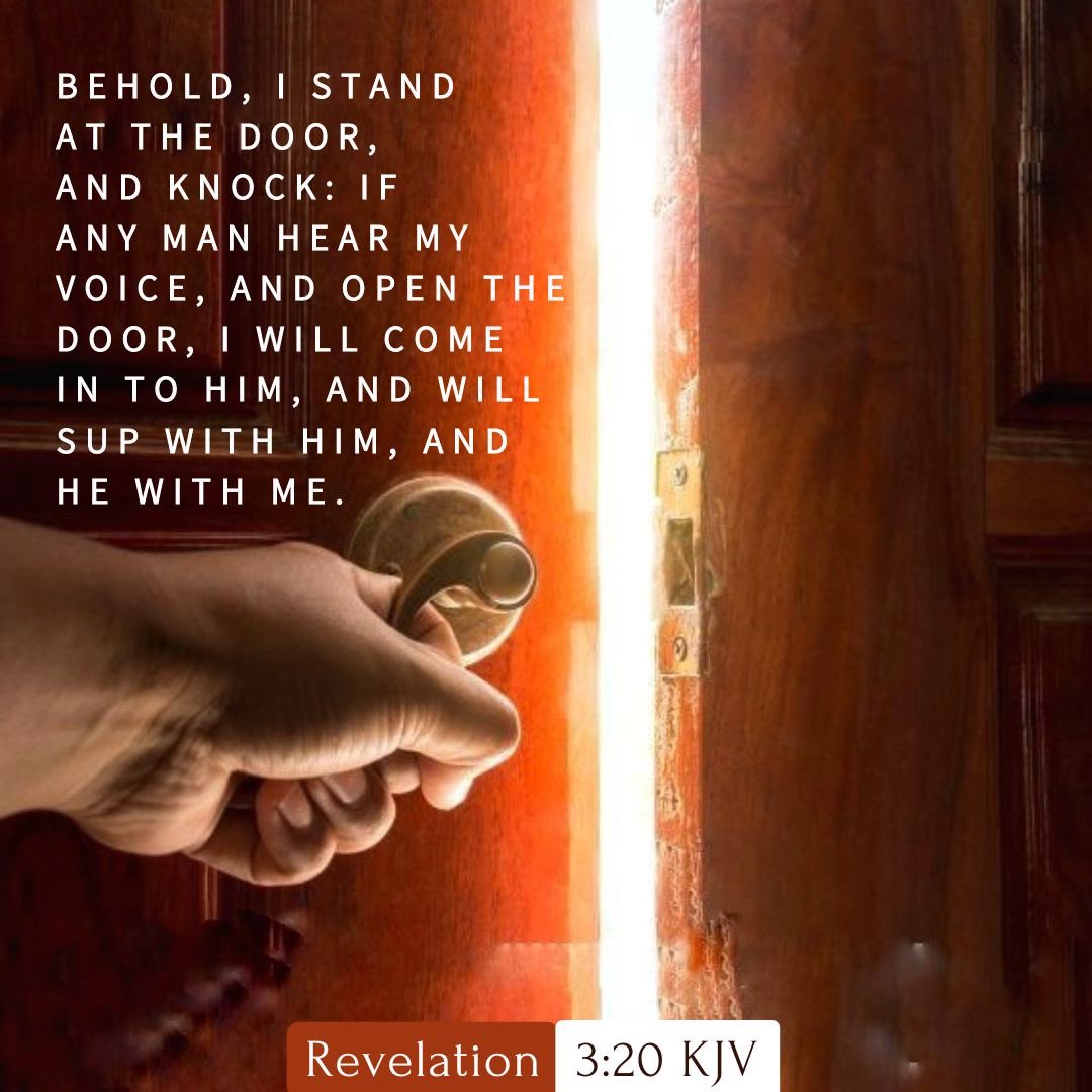 JerryDMinistry's tweet photo. “It’s time to open the door 🚪 ❤️ &amp; let Him in” https://t.co/lSl0uuBqLD