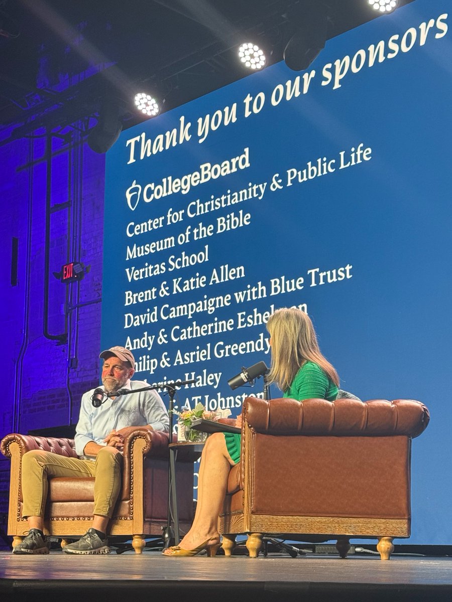 CCPublicLife's tweet photo. We were glad to partner with our friends at @trinityforum and sponsor their event with @BenSasse this evening. It was a powerful conversation about faith, character, service and hope. https://t.co/SyRBJ5f2yP