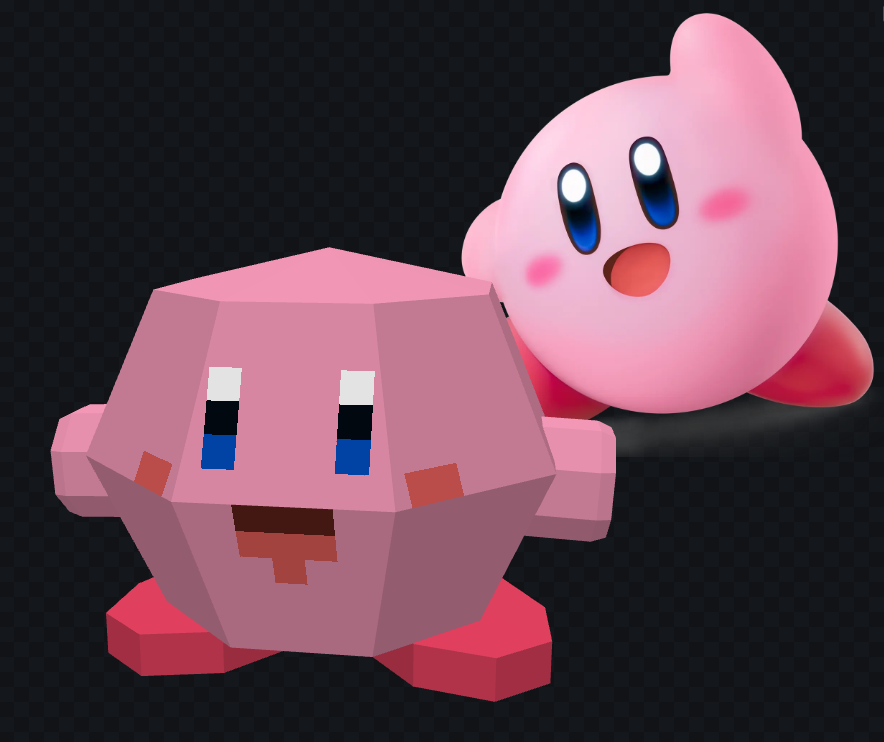 GagetheArtist's tweet photo. Than the easiest one end up being Kirby... Blob #modeling #Kirby https://t.co/BVHwGD0kK9