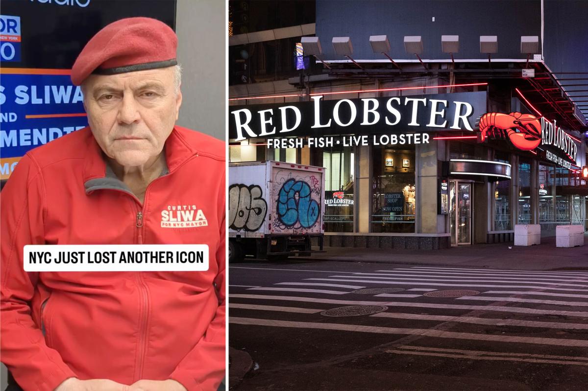 nypost's tweet photo. Curtis Sliwa 'sitting Shiva' for the Times Square Red Lobster, blames 'all the shrimp you can eat' deals https://t.co/MiooEjmxmc https://t.co/Nn4xTxKwIP