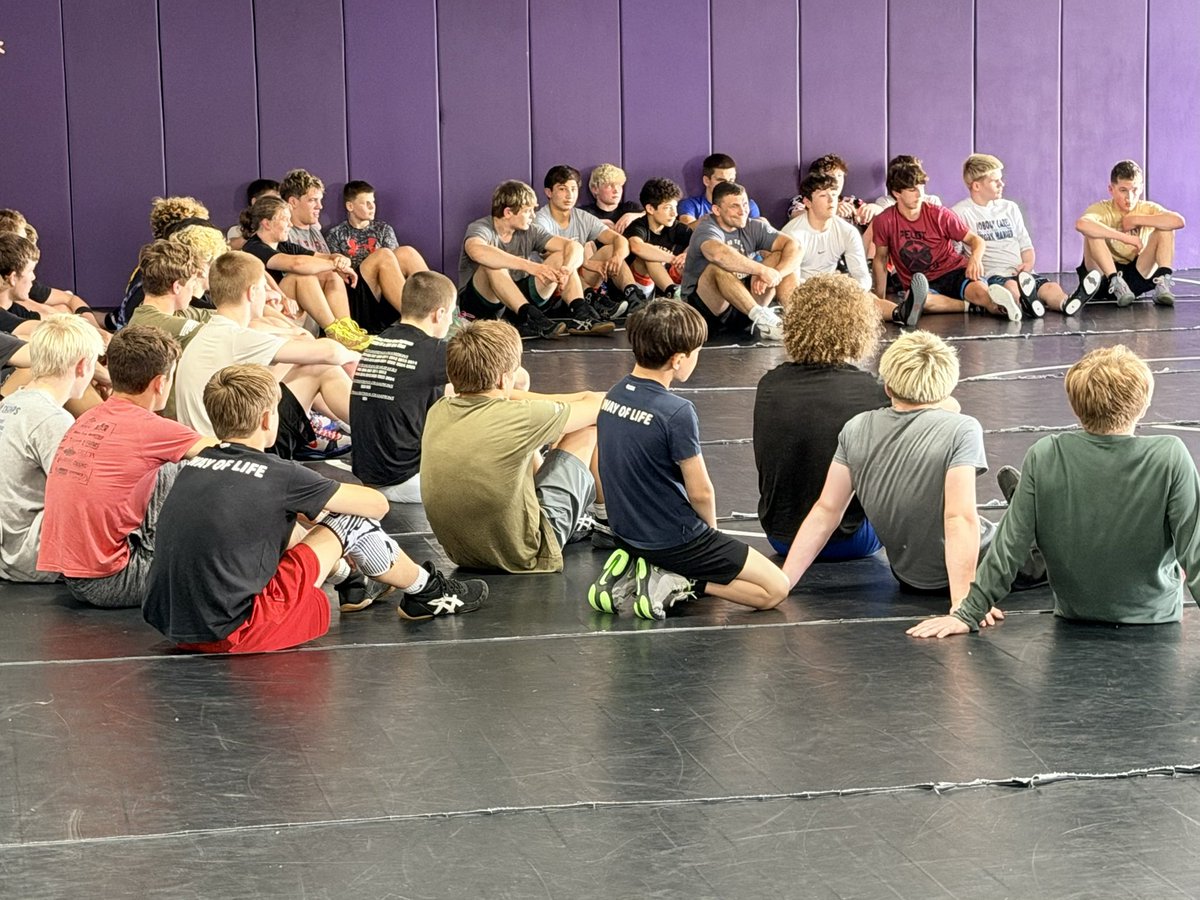 WIWrestlingFed's tweet photo. 📸 from the final Greco camp for the WWF spring training series 🔥 This is what it’s all about. We can’t wait to invite you back for the 2027 series. Until then, good luck to the wrestlers headed to National Duals and Fargo, and thank you for preparing with us and YOUR team!! https://t.co/6ZVf6ENOTz