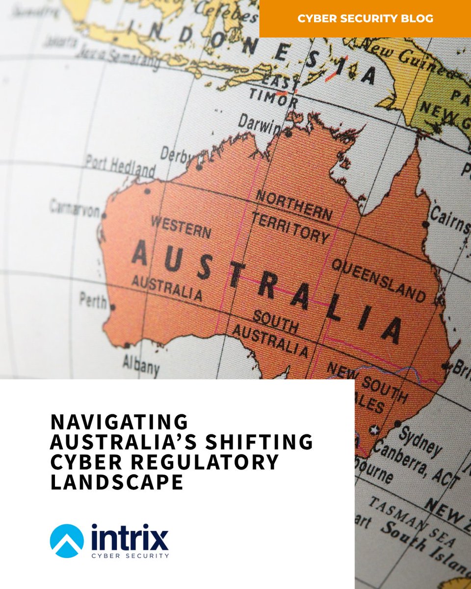 CyberIntrix's tweet photo. Australia's cyber regulations are evolving fast.
From ransomware reporting and CPS 230 to smart device security standards, organisations must now prove controls work, not just that they exist.
Read more:
https://t.co/QJ33LmnALr
#CyberSecurity #GRC #IntrixCyberSecurity https://t.co/pBT7ft5Iai