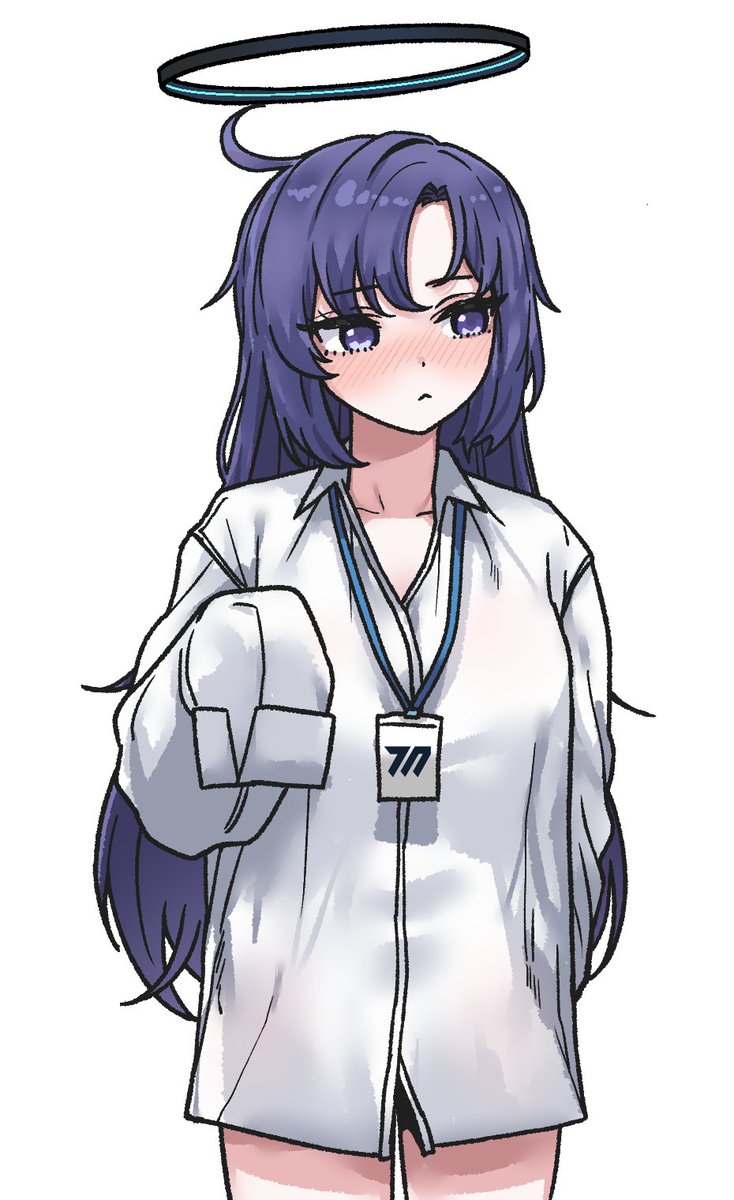 早瀬ユウカ(ブルアカ) 「#ブルアカ #BlueArchive 早瀬ユウカrkgk」|変な人間のイラスト