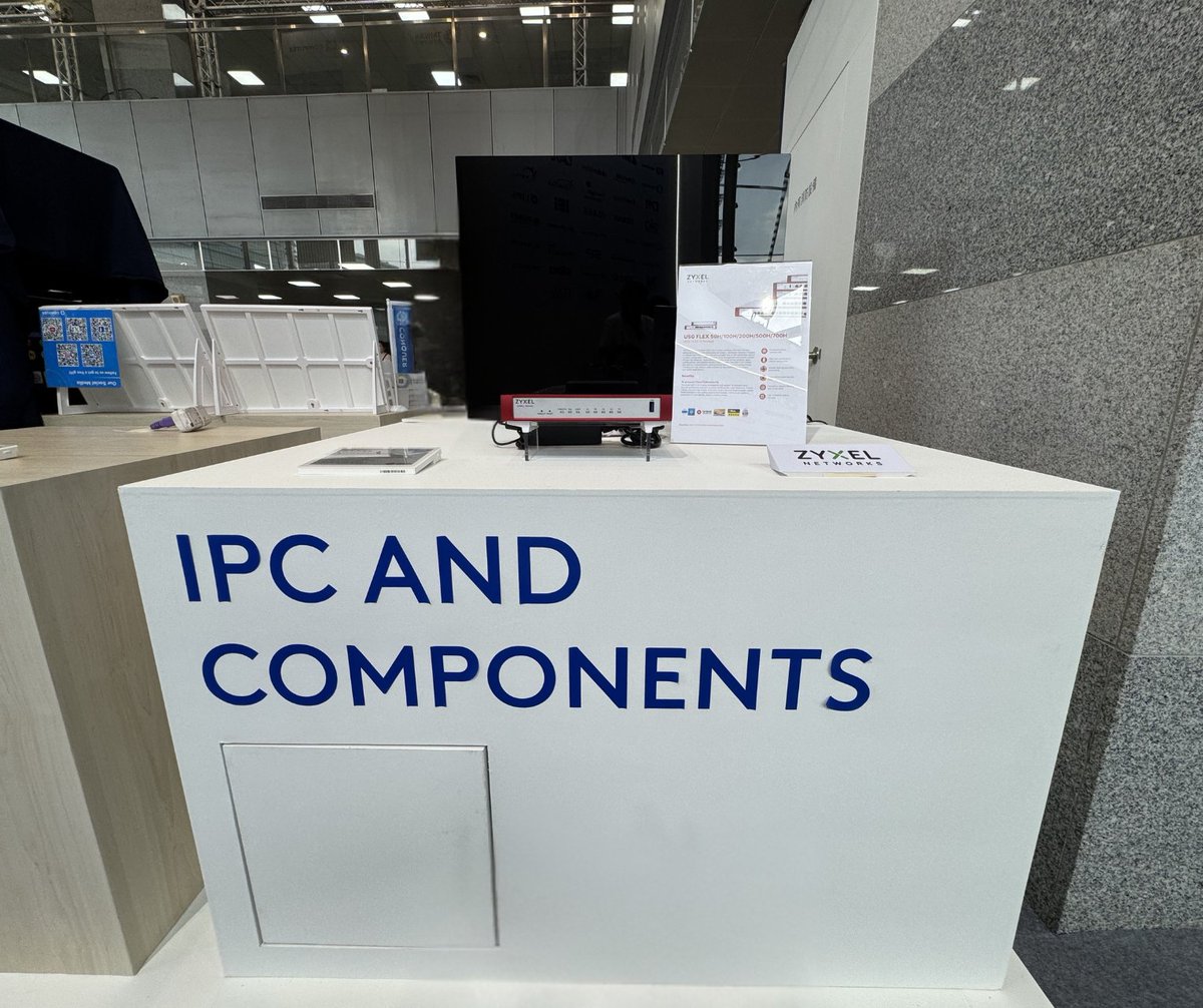 zyxel's tweet photo. We're proud to share that the award-winning USG FLEX 50HP, recipient of the 2026 Taiwan Excellence Award, has been selected for display in the Taiwan Excellence Pavilion at COMPUTEX 2026.

Stop by and see why this award-winning firewall is earning industry recognition. https://t.co/tByVvkDdy4