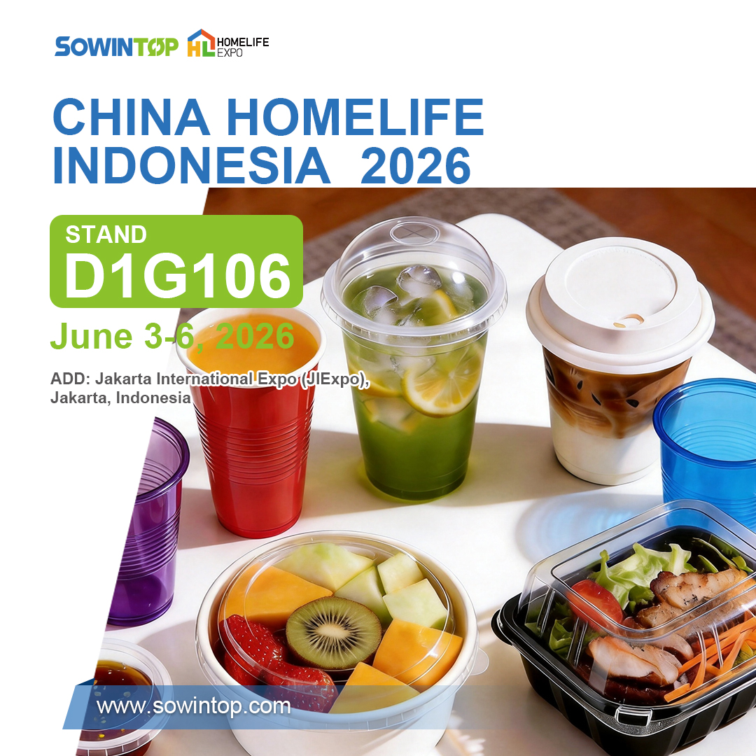 Sowintop's tweet photo. 📍 Day 1 at HOMELIFE 2026 Jakarta！ 
🇮🇩We‘re live at JIExpo — booth Stand D1G106

We provide eco-friendly, sustainable packaging options to help your brand go green. 🌍♻️

✉E-mail: sales@sowintop.com
🌍web: https://t.co/9JzI96NQim
📞Tel: +86-577-58107386

#HOMELIFEIndonesia https://t.co/H5kRLjMEGx
