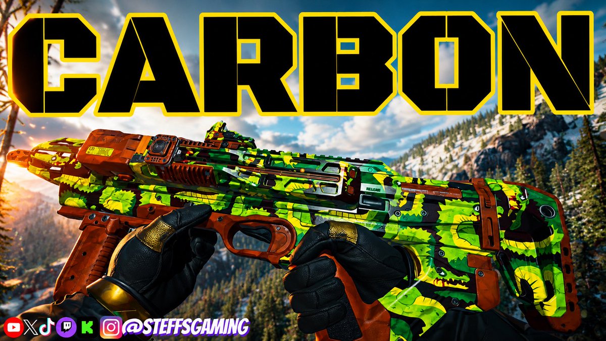 SteffsGaming's tweet photo. YO!!!! The Carbon 57 NEW ATTACHMENT makes sure you never run out of ammo!!! 

NEW VIDEO IS OUT NOW!
Go show some love
LIKE, COMMENT &amp; SUBSCRIBE

👇🏾👇🏾👇🏾👇🏾
https://t.co/0T69ybRWMq

#blackops7 #CallOfDuty #Steffsgaming
#COD #gaming #bo7 #gamer #warzone https://t.co/g5Jf57SpOE
