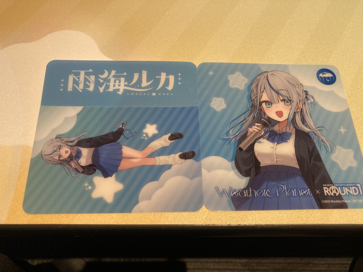 ノベルティはルカちゃんセットでした_(:3」z)_ #ウェザプラ写真部 #見