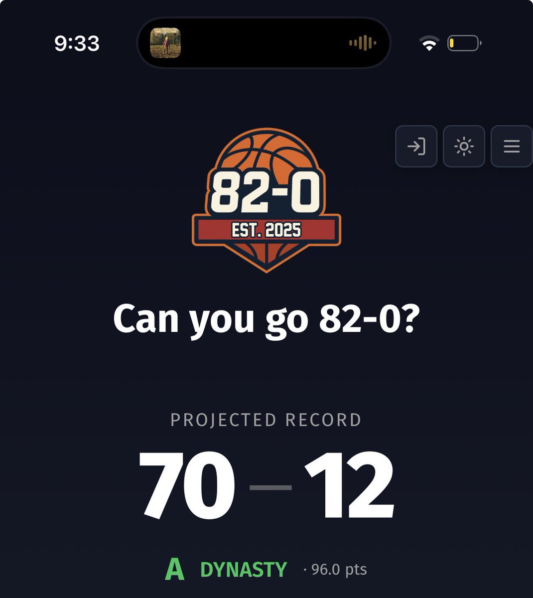 RealWSTweets's tweet photo. Pretty good with the given teams, HoopIQ mode https://t.co/ZKcf6TPiLa