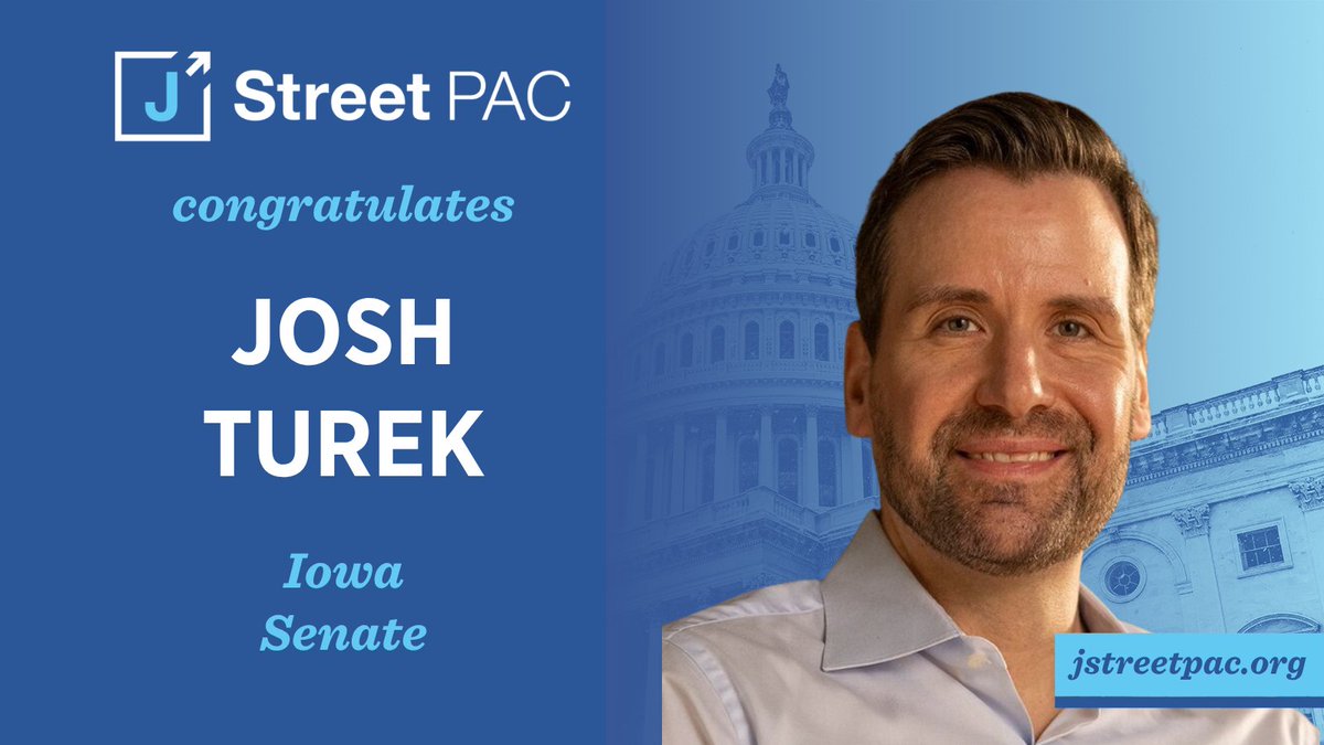 jstreetdotorg's tweet photo. Congratulations to our endorsed candidates @BohannanIowa, @turek4iowa, and @SarahforIowa on their Iowa primary wins tonight! 

#IASen 
#IA03 
#IA01 https://t.co/nhYTsscFzo