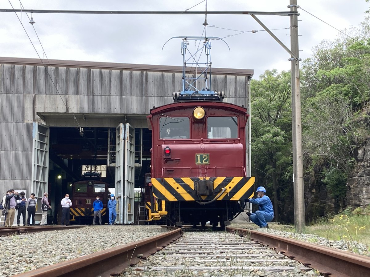 ojichari's tweet photo. 炭鉱電車撮影会 ３
宮浦駅　2022年5月6日 https://t.co/etAIZbTi9u
