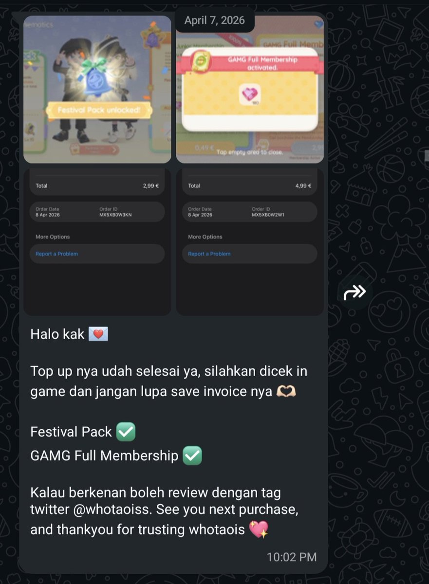 snweetest's tweet photo. seneng banget sumpah jajan di @whotaoiss soalnya ramah banget 🤩🩵. terus fast process jugaa, super duper happy!! https://t.co/Abe5hUfU4A