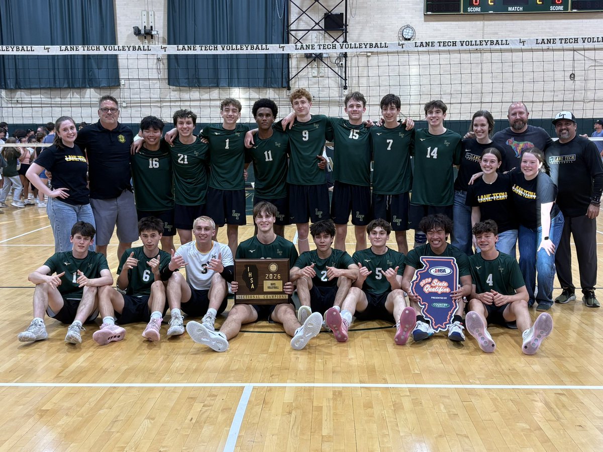 LaneTech1440's tweet photo. Congratulations to the Lane Tech Boys Varsity Volleyball Team for winning the Sectional Championship! https://t.co/rTB4UHGoX4
