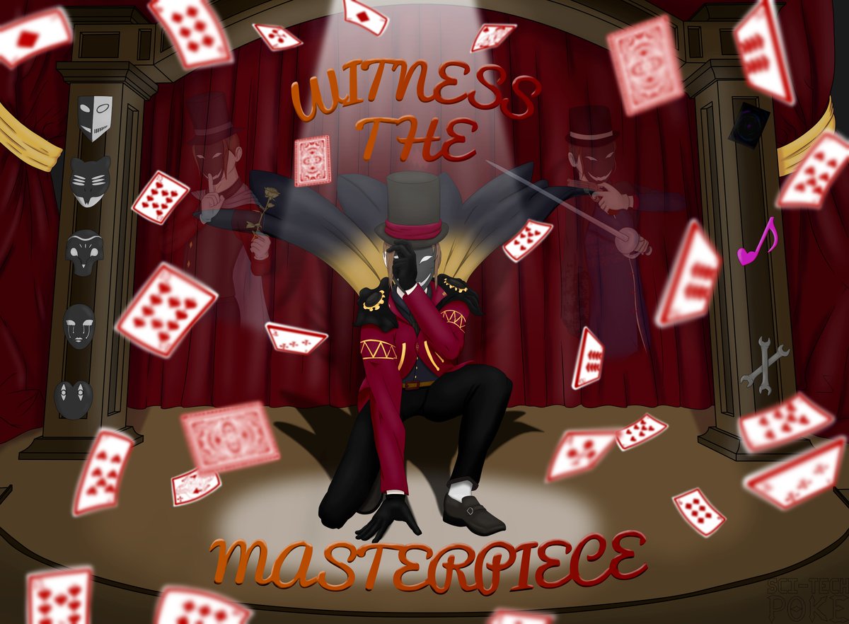 SciTechPOKE's tweet photo. The Spectral Mask's Grand Performance https://t.co/cOOB5VTFbu