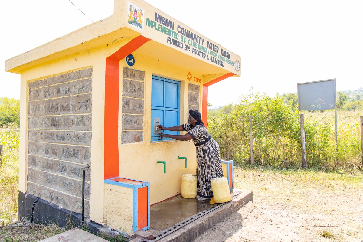 CAREinKenya's tweet photo. Safe water at scale needs more than infrastructure; it needs systems, governance and political will.

Through the Children's Safe Drinking Water Project, supported by @ProcterGamble , @CAREinKenya  is partnering with @MigoriCountyGov and @KisumuCountyKE Water Departments as co-investors in water access: building infrastructure, strengthening capacity and embedding gains into lasting policy. 1/2

#CAREAlwaysThere #WaterAccess #PartnershipCollaboration