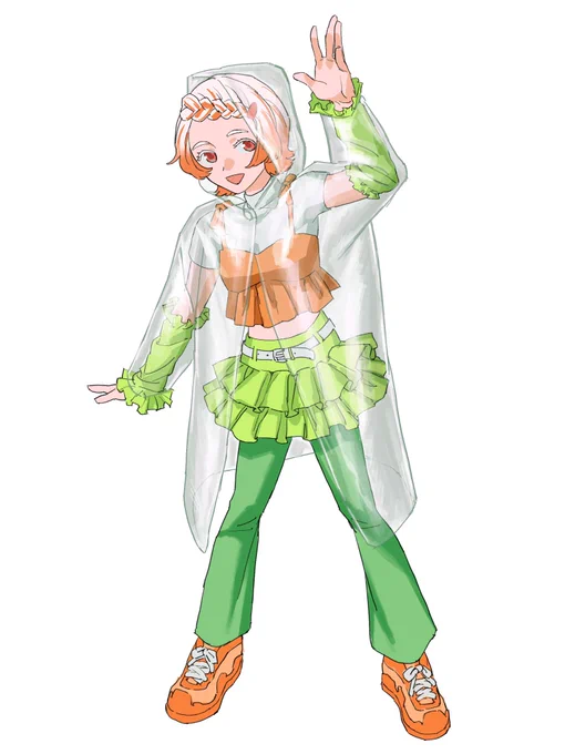 らくがき 生春巻きの擬人化