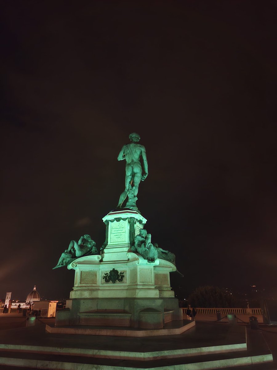 damato_v's tweet photo. 💚🩵 June is Myasthenia Gravis Awareness Month

Yesterday, the David in Florence and Careggi Hospital were illuminated in the colors of MG to raise awareness of this rare condition.

Let’s continue to shine a light on MG and support research, early diagnosis, and access to care https://t.co/C32o8125zo