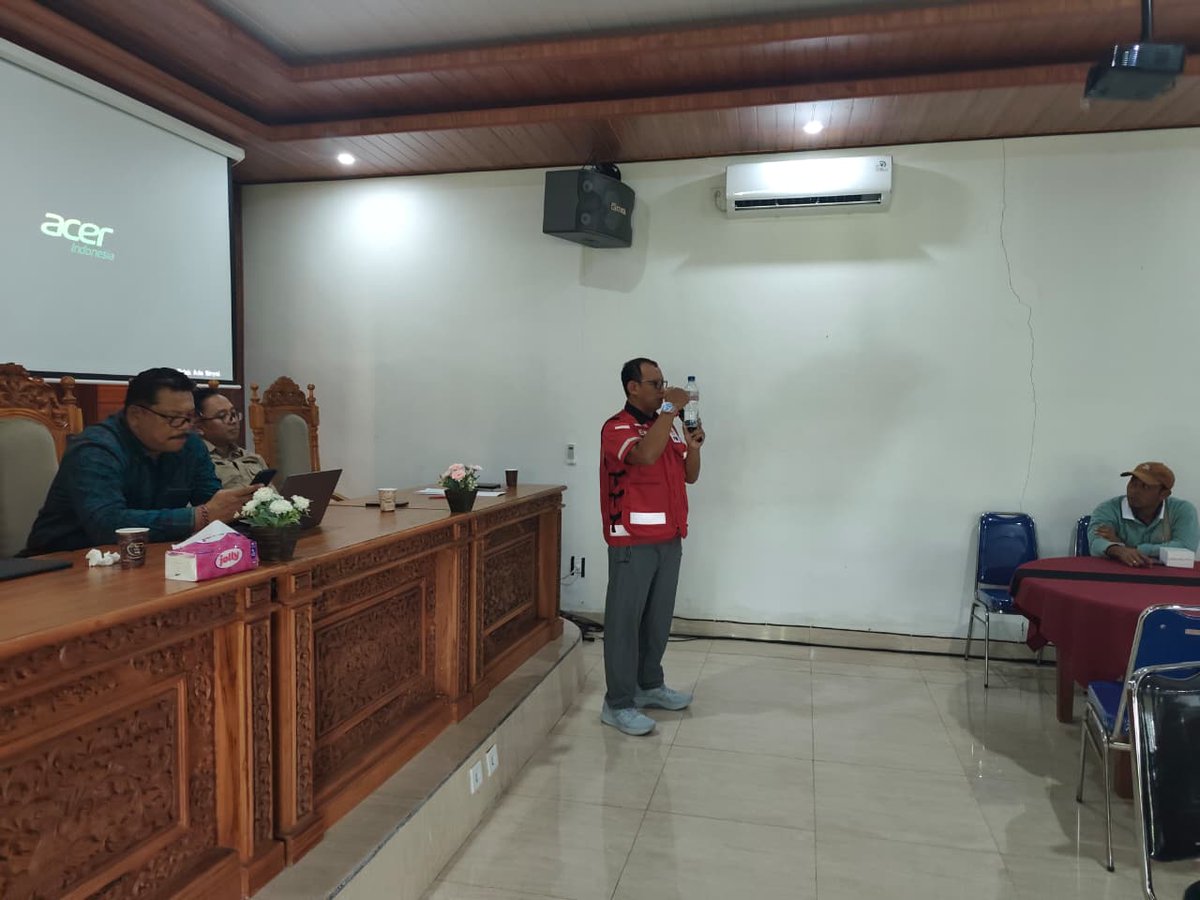 pmibali's tweet photo. Rabu, 3 Juni 2026 PMI Provinsi Bali menjadi narasumber dalam Workshop bagi pengelolan destinasi wisata dengan tema Keamanan dan Keselamatan Wisatawan di Destinasi Pariwisata. https://t.co/zVefwEf7kQ