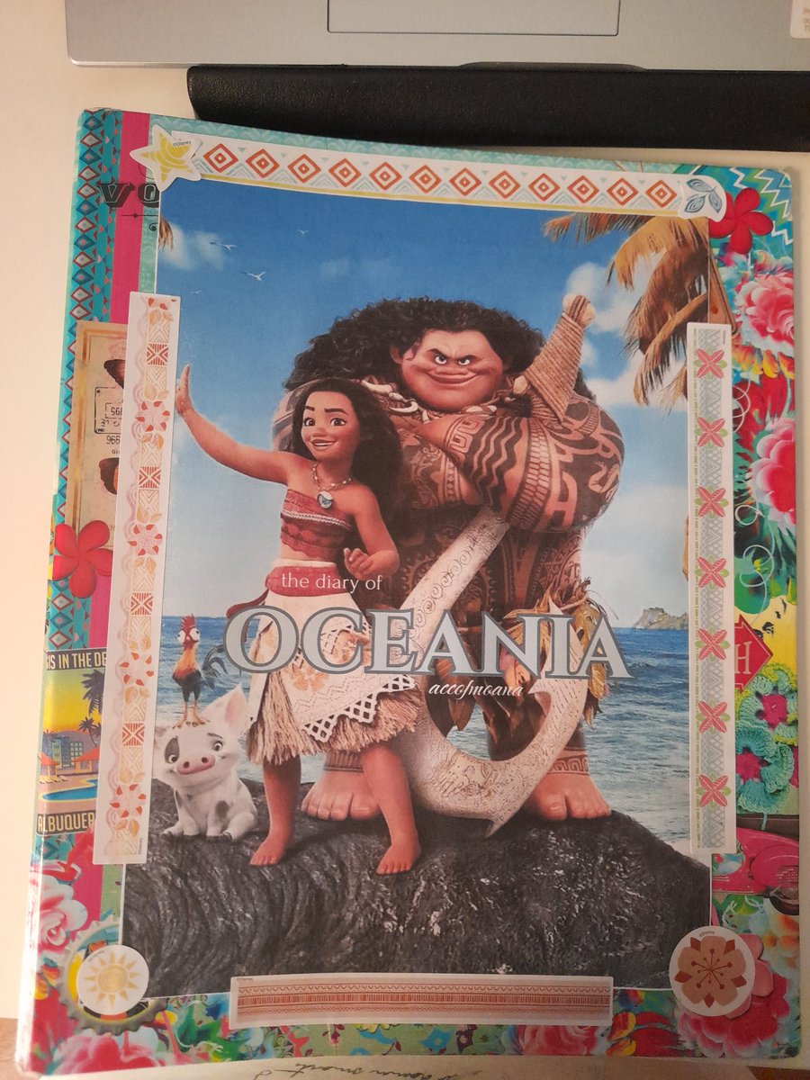 accofmoana's tweet photo. One year ago or more, I've created my personal blog notes within everything about Moana including info, news and personal things. 

Do you like it? 🥰🌊🌺
#moana #disney #notebook #mycreation #fypシ゚ https://t.co/Wl2BTdltlR