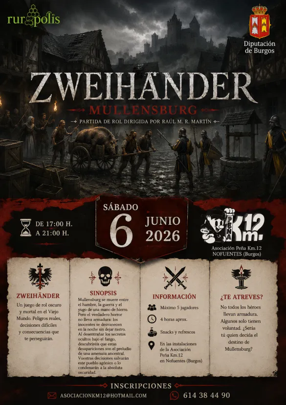 igarol's tweet photo. El 6 del 6 se acerca y nada mejor que una buena partidita de #ZweihanderRPG ¿no os parece? https://t.co/C2mwVOAuiN