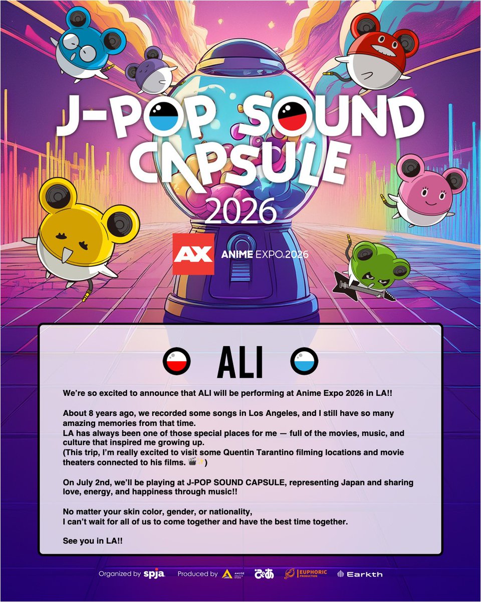 J-POP SOUND CAPSULE @LA July 2026 tweet media