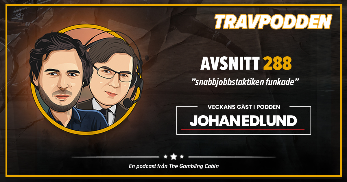 GamblingCabin's tweet photo. Avs. 288 -  ”snabbjobbstaktiken funkade”
🎧 https://t.co/Uzs3rfXo3g

Gäst: Johan Edlund

•⁠  ⁠Elitloppshelgen 2026
•⁠  ⁠Vi summerar med Johan Edlund
•⁠  ⁠Varför gamblade Clement?
•⁠  ⁠Därför gamblade Örjan!
•⁠  ⁠Slump eller trend?
•⁠  ⁠Fin återbetalning till travet!
•⁠  ⁠Pudeln!
•⁠  ⁠Så matchas stjärnorna?!
•⁠  ⁠Helt plötsligt blev eliten stor igen!
•⁠  ⁠Vad händer med spelsiffrorna?

…och mycket mer!
#atg #elitloppet #trav