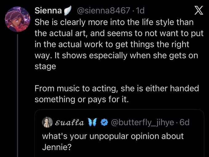 Nightanglecl's tweet photo. Nothing makes me more happy than seeing Lisa and jisoo stans who were most loudest about yg princess allegations experiencing how their favs are the one nothing without yg https://t.co/D4IwKzOTYg
