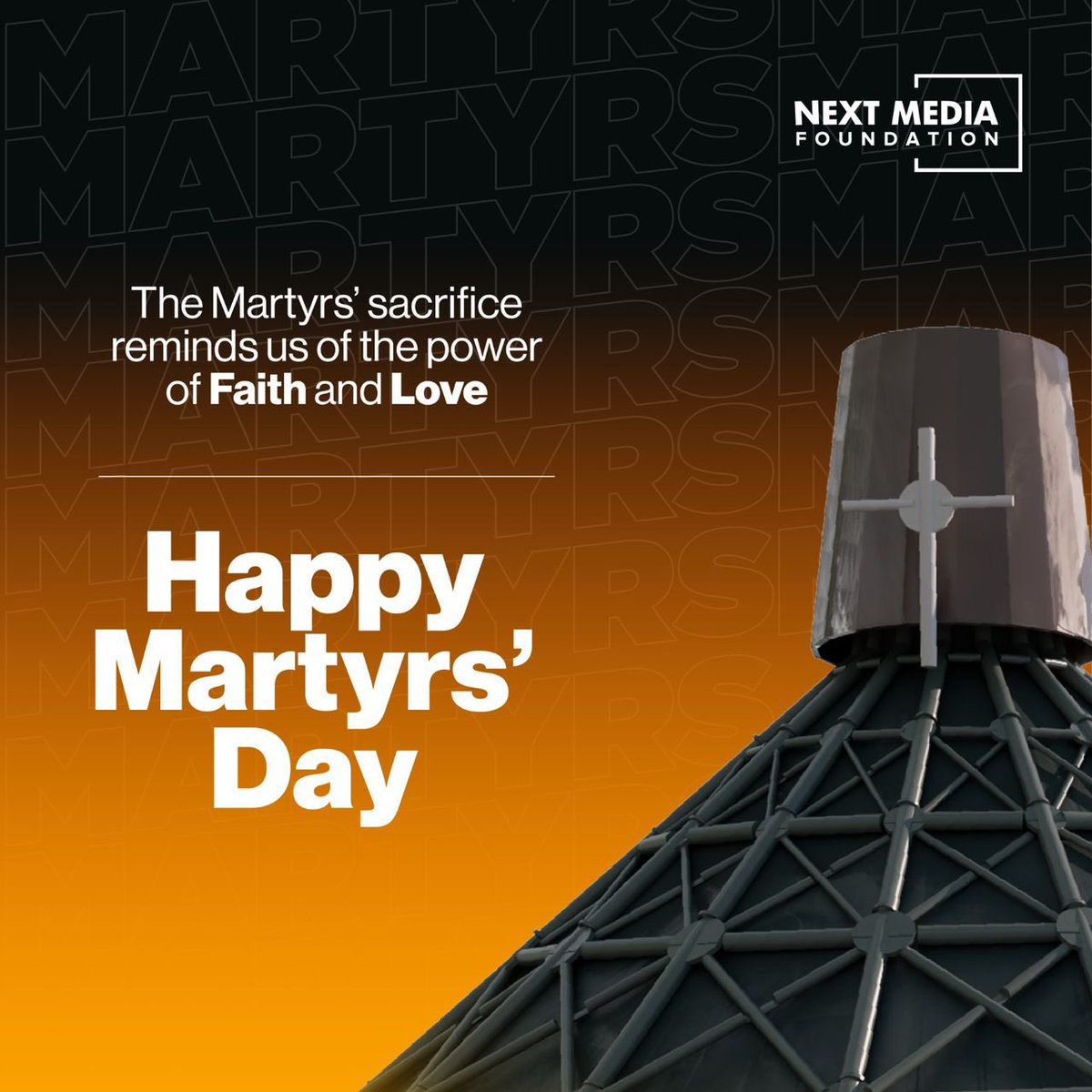 nextmediafoundn's tweet photo. Honoring faith, Celebrating sacrifice, and Remembering courage. 

Happy Martyrs’ Day Uganda.

#NextMediaFoundation | #NextMedia

Click here to follow our WhatsApp channel: https://t.co/NNJMMUjVLL https://t.co/KyiVt9YzG2