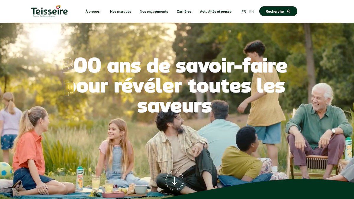 OURSCOM_FR's tweet photo. Kineka crée le site corporate de Teisseire.

https://t.co/CQUP6NOIcQ https://t.co/oT6ZpcQYaJ