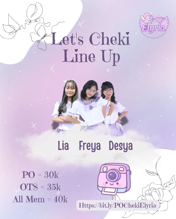 elyria_Official's tweet photo. Next Event!!! 

Elyria akan tampil di Event One Belpark x AOI Mizu Matsuri, One Belpark Mall. Hari Sabtu, 06 Juni 2026.

Wanna be your happiness! We are Elyria 

#chikaidol #elyriaidolgroup  #KauYangKuinginkan 
#エリリアアイドルグループ https://t.co/r6yyFydEJ5