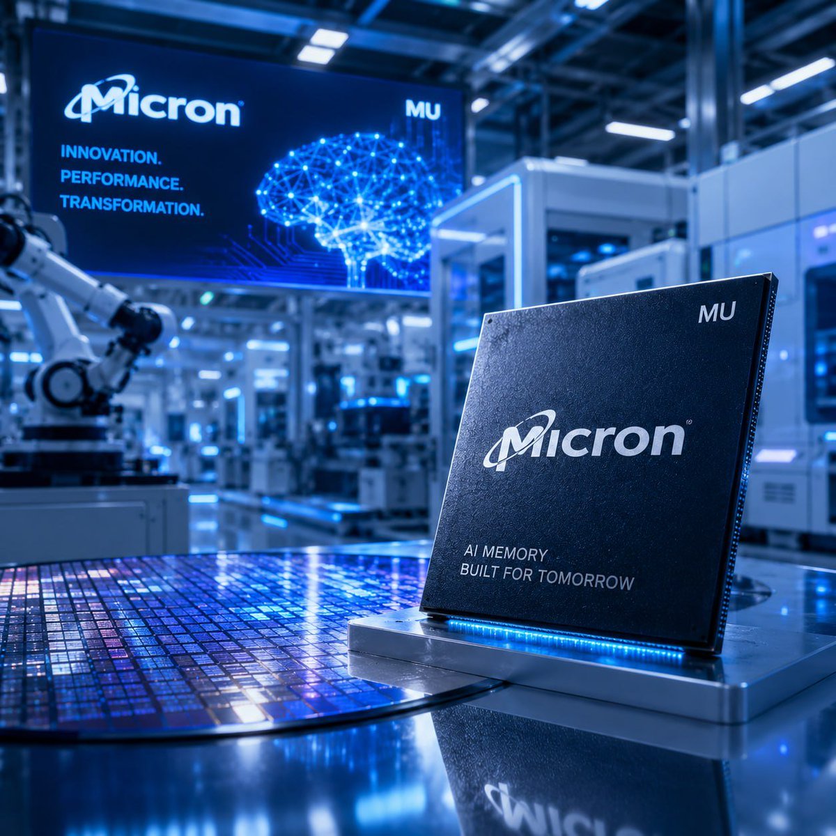 DavidKWilliams's tweet photo. $MU  is showing another strong AI memory signal today. 🚨📊
On the 15-minute chart, Micron moved from the 1,010 area and pushed all the way toward 1,076.
That is not weak price action.
It is a clear short-term bullish structure driven by strong buying pressure.
Right now, $MU is trading around 1,064 after pulling back from the high.
This looks more like a high-level consolidation after a strong move, not a clean breakdown.
The levels I am watching:
First support: 1,054–1,055
If $MU holds this zone, the short-term trend remains strong.
Key support: 1,040–1,041
As long as $MU stays above this area, the bullish structure is still intact.
But this is bigger than just Micron.
When $MU moves higher, the market usually starts looking at the entire AI memory and data center supply chain.
Related names to watch:
$NVDA — AI GPUs need massive HBM
$AMD — AI accelerators and data center chips
$AVGO — custom AI chips + networking
$MRVL — AI networking + custom silicon
$TSM — advanced chip manufacturing
$DELL — AI servers
$WDC — NAND and storage exposure
$STX — data storage demand
$AMAT $LRCX $KLAC — semiconductor equipment
$SMH $SOXX — semiconductor ETFs
My view is simple:
AI is not only about GPUs anymore.
The next layer is memory, HBM, storage, servers, networking, and full data center infrastructure.
That is why $MU matters.
Strong chart.
Strong AI memory story.
Strong semiconductor momentum.
But after a big move, entry price still matters.
I would rather wait for support confirmation than chase strength at the top. 🚀📊
Not financial advice.