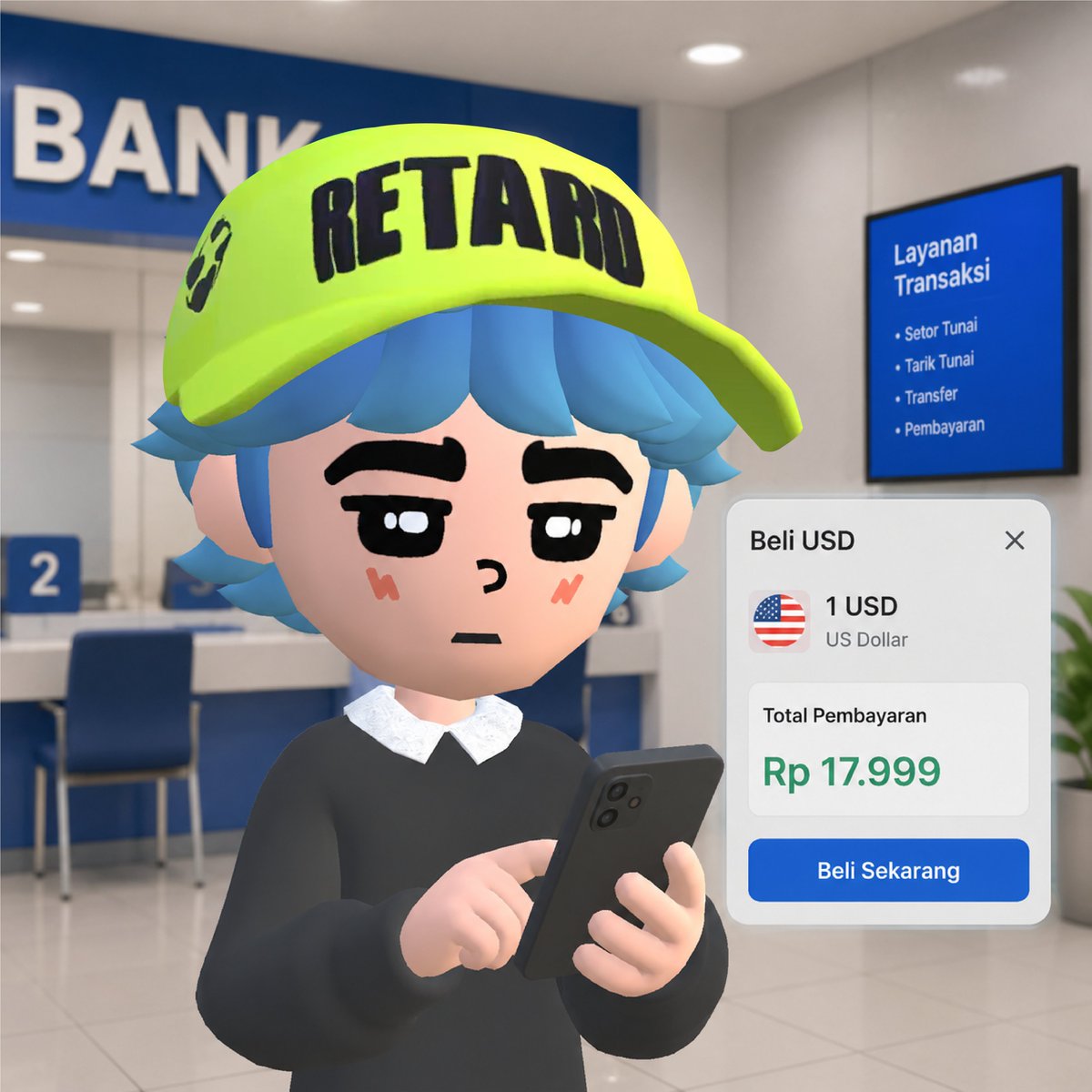 iamretardio's tweet photo. Kesempatan terakhir beli USD dibawah 18.000 rupiah. https://t.co/dFhuRKFbc8