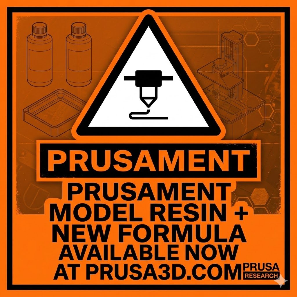 Medvjed's tweet photo. Meet the new Prusament Resin Model+! π
New recipe brings us better platform adhesion, higher durability/elongation, and faster exposure times.
Details π https://t.co/vcxoLlXef2
#PRUSAPOLYMERS #RUSAMENT #MSLAPRINTING #PRUSA3D https://t.co/a1i6vyiSWm