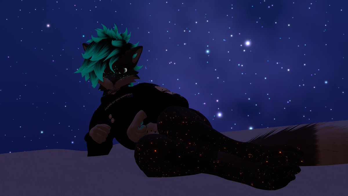 pexodos's tweet photo. I found a comfy bed here in space (I put suuuuper comfy clothing on for this >:3c) https://t.co/DLIQ6cbKGI
