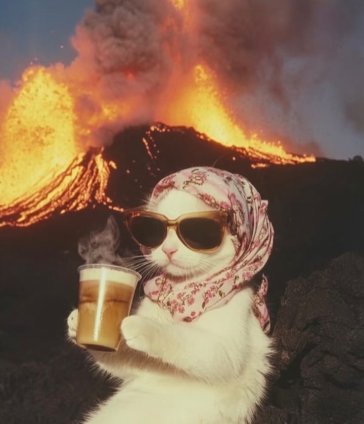 TheMeowProject's tweet photo. The Coffe is to hot but whyyyyy? https://t.co/rRJaoIbNWw