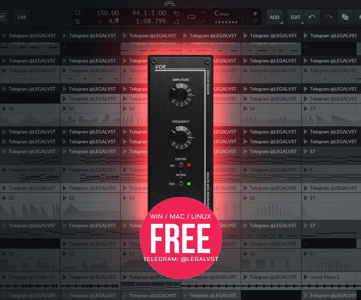 LEGAL_VST's tweet photo. VoiceOfGod by Audio Assault 🎛️
Tighten low-end punch for kicks, bass, 808s, synths add vocal weight, cut mud

💻 Win/Mac/Linux (VST3/AU/AAX)
🎁 FREE https://t.co/bbsEtqKNiK

More freeware 👉 https://t.co/okUqkdbah2

#freeplugin #bassenhancer #lowend #mixing #vst #musicproduction https://t.co/9Tx724q863