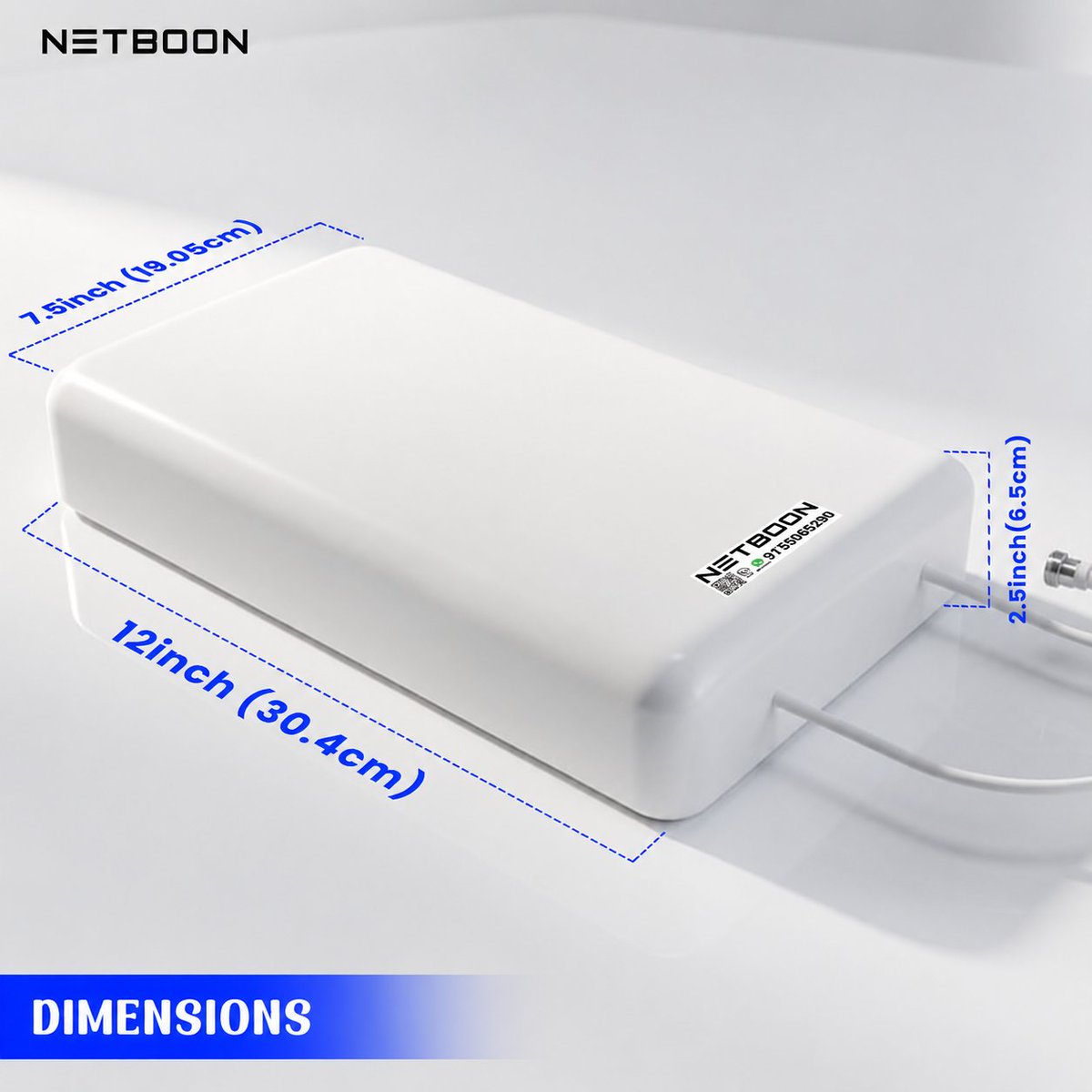 netboonindia's tweet photo. Stay connected with the NETBOON 5G MIMO Patch Panel Antenna.

✅ 9 dBi High Gain
✅ 700–4000MHz Wideband Coverage
✅ MIMO Technology
✅ Indoor &amp; Outdoor Use
✅ Compatible with 4G LTE &amp; 5G Routers

#NETBOON #5G #LTE #MIMO #WirelessNetworking #SignalBooster https://t.co/kqgEQPqOPj